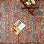 Handmade Upcycled Printed Dhurrie / Rugs / Carpet