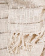 Premium All Season Beige Cotton Throw - Image 3