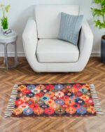 Handmade Printed Modern Multicolor Rugs - Image 2