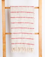 Premium All Season Red Cotton Throw - Image 2