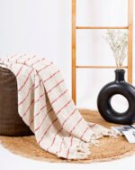 Premium All Season Red Cotton Throw - Image 3