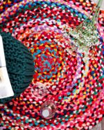 Natural Handwoven Round Jute Rug