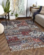 Handmade Multicolor Shade Rug - Image 5