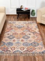 Handmade Multicolor Shade Pattern Rug - Image 2