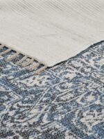 Handmade Blue-White Designed Rug - Image 4