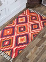 Handmade Cotton Printed Rug - Image 2