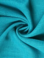 Printed Linen Purple-Teal Sheer Curtains - Image 4