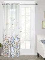 Decorative Flower Pattern Sheer Curtains - Image 5