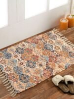 Handmade Multicolor Shade Pattern Rug - Image 4