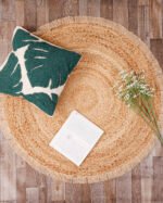 Natural Jute Fringe Rug