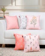 Multicolor Canvas Printed Cushion Cover - Image 5