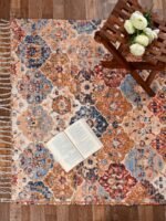 Handmade Multicolor Shade Pattern Rug