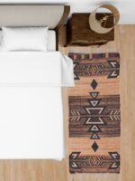 Handmade Modern Brownish Desgined Rug