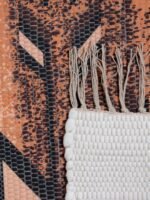 Handmade Modern Brownish Desgined Rug - Image 4