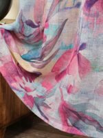 Contemporary Flower Sheer Curtains
