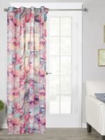 Contemporary Flower Sheer Curtains - Image 5