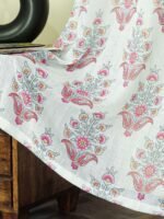 Printed Linen Multi Flower Sheer Curtains