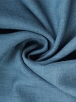 Printed Linen Yellow-Grey Sheer Curtains - Image 4