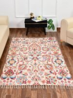 Handmade Multicolor Pattern Modern Rug - Image 3
