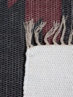 Handmade Dark Multicolor Designed Printed Rugs - Image 2
