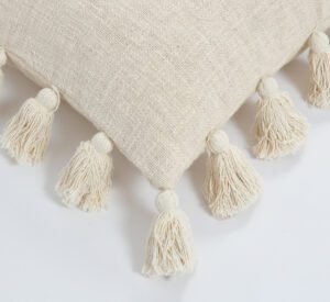 Decorative Boho Offwhite Cushion Cover