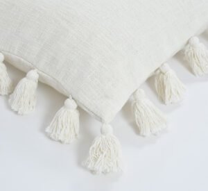 Decorative Boho White Cushion Cover