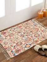 Handmade Multicolor Pattern Modern Rug - Image 5