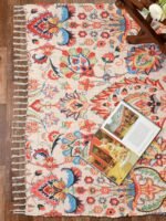 Handmade Multicolor Pattern Modern Rug