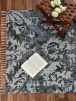 Handmade Greyish Shade Mordern Rug