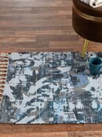 Handmade Greyish Shade Mordern Rug - Image 5