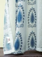 Printed Linen Pattern Sheer Curtains - Image 5