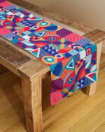 Digital Multicolor Printed Design Table Runner - Image 2