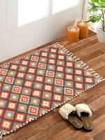 Handmade Modern Pattern Printed Rug - Image 5