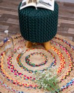 Natural Round Jute | Traditional Carpet