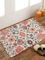 Handmade Multicolor Designed Modern Printed Rug - Image 4