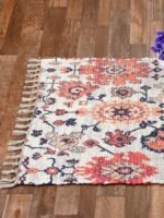 Handmade Multicolor Designed Modern Printed Rug - Image 5
