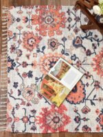 Handmade Multicolor Designed Modern Printed Rug