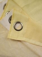 Printed Linen Yellow-Sky Sheer Curtains - Image 5