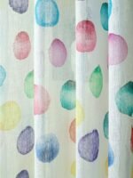 Printed Linen Multicolor Design Sheer Curtains - Image 3