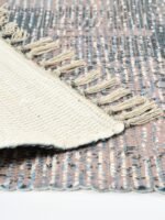 Handmade Grey Designed Printed Rug - Image 5