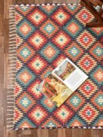 Handmade Modern Pattern Printed Rug