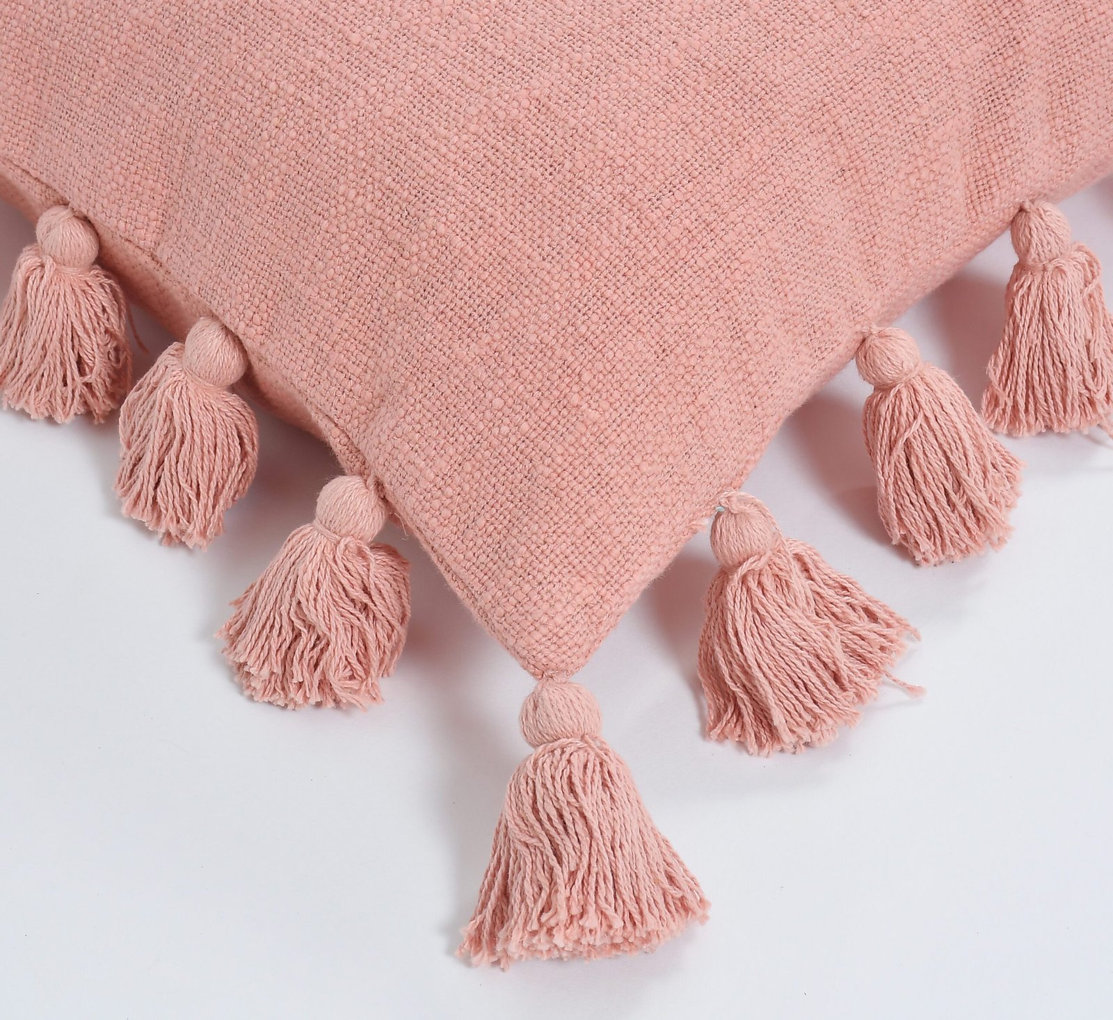 4 Decorative Boho Peach Cushion Cover - Image 1