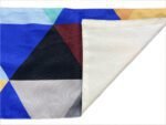 Digital Multicolor Triangle Pattern Table Runner - Image 2