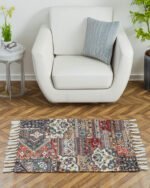 Handmade Multicolor Shade Rug - Image 3