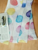 Printed Linen Multicolor Design Sheer Curtains - Image 4