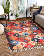 Handmade Printed Modern Multicolor Rugs - Image 5