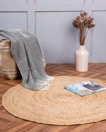 Natural Jute Solid Rug - Image 3