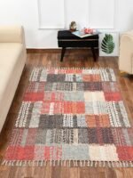 Handmade Multi shade Modern Rug - Image 2