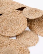 Natural Handwoven Jute Rug - Image 5