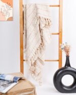 Premium All Season Lavender Cotton Throw - Image 3